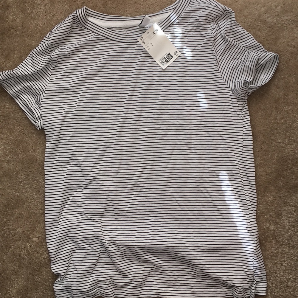 Stripped Black And White Shirt